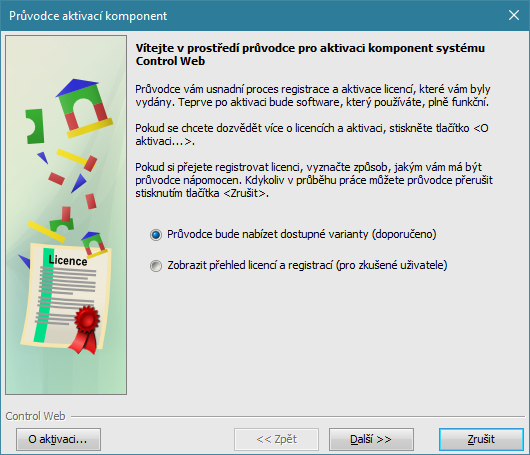 Prvodce aktivac komponent